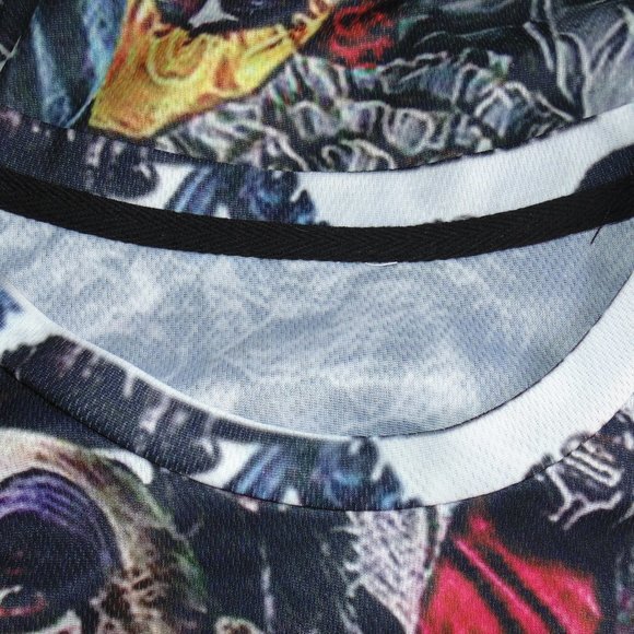 Horror Movie Villans Tee, M Collage, Short sleeve, Multicolor, Slashers, T-shirt - Picture 11 of 11